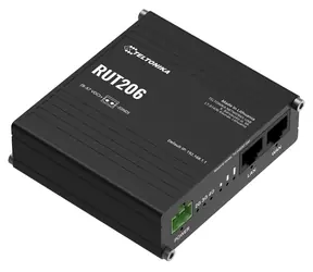 Teltonika RUT206 / Průmyslový router / LTE Cat.4 / 2x LAN / Wi-Fi 2,4GHz / SIM
