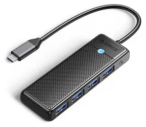 Orico PAPW4A-C3 černá / USB hub / 4x USB-A 3.0