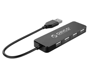Orico FL01 černá / USB hub / 4x USB-A 2.0