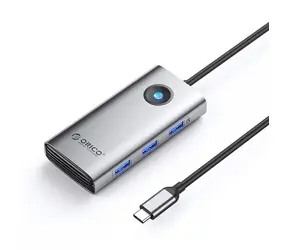 Orico PW11 šedá / Dokovací stanice / USB-C / 6v1 / 3x USB-A 3.0 / USB-C PD 100W / HDMI 4K 30Hz