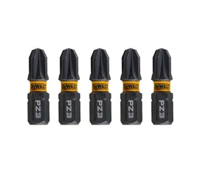 DeWalt Sada bitů PZ3 / 5 ks / 25 mm / Extreme Pozidrive