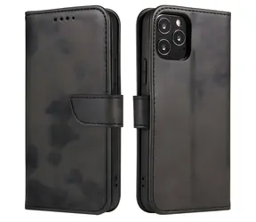 Hurtel Flipové pouzdro s magnetem pro POCO M4 Pro 5G černá / Pouzdro / Flipové / Magnetické se stojánkem