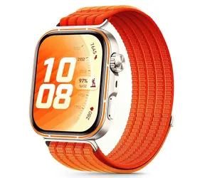 Tech-Protect Nylon oranžová / Řemínek / Huawei Watch Fit 3 / 4 / 4 Pro / 5 / 5 Pro