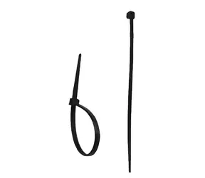 Dedra Stahovací pásky nylonové 4,8x300mm černé / Stahovací pásky / Nylon / 100 ks