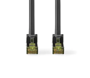 Nedis CAT7 černá / Patch kabel / S/FTP / RJ45-RJ45 / 5 m / Snagless / LSZH