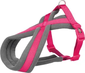 TRIXIE Postroj Premium touring fuchsia M-L / 50-90 cm / 25 mm / polstrovaný