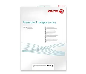 Xerox Transparentní fólie A4 / Fólie do tiskárny / laserový tisk / 50 listů