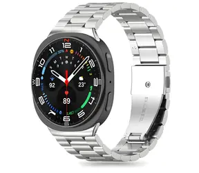 Tech-Protect Stainless Steel Strap stříbrná / Řemínek / pro Samsung Galaxy Watch 40/44/46 mm