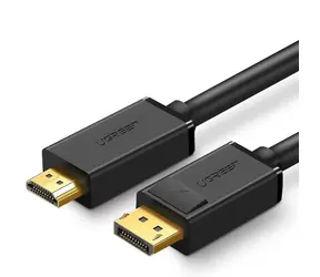 Ugreen DP101 10239 černá / Kabel DisplayPort - HDMI / 4K 30Hz / 1,5 m
