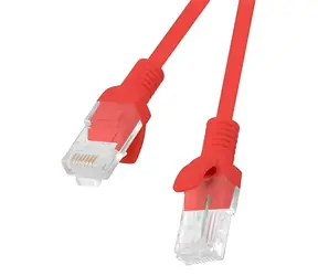 Lanberg CAT6 2m červený / Patch kabel / UTP / RJ45-RJ45 / Fluke Passed