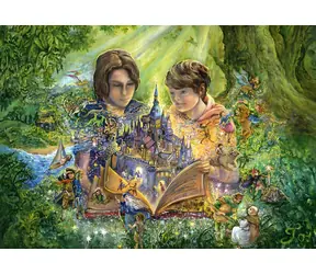 GRAFIKA Puzzle Kouzelná kniha pohádek / 2000 dílků / 96 x 68 cm