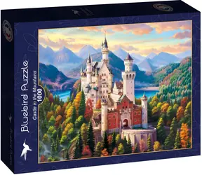 BLUEBIRD Puzzle Zámek v horách / 1000 dílků / 69 x 47,8 cm