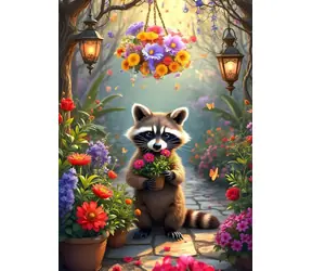 ALIPSON Puzzle Tajná zahrada mývala / 500 dílků