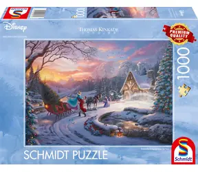 SCHMIDT Puzzle Disney: Popelka s princem o Vánocích / 1000 dílků / od 12 let