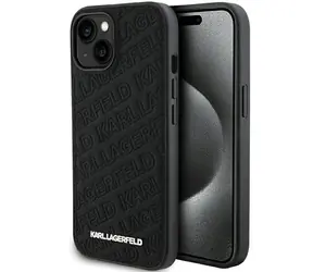 Karl Lagerfeld Quilted K Pattern černá / Pouzdro / pro Apple iPhone 15 Plus/14 Plus