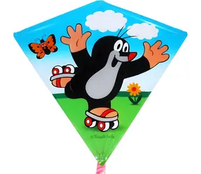 TEDDIES Létající drak Krtek na bruslích / Létající drak / 68x73 cm