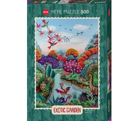 HEYE Puzzle Exotická zahrada: Ráj květin / 500 dílků / 35 x 50 cm