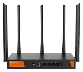 Tenda W30E černá / Router / Wi-Fi 6 AX3000 / Dual-band 2,4 GHz/5 GHz / Gigabit Ethernet / 3x LAN / USB / WPA3