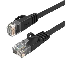 Orico PUG-C7B černá / Síťový kabel / Cat 7 / RJ-45 - RJ45 / plochý / 10 Gbps / 3 m