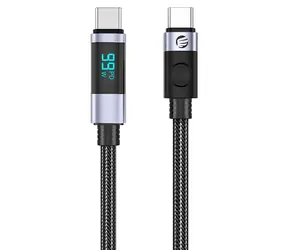 Orico LDC2C černá / Kabel USB-C na USB-C / PD 100 W / LED displej / 480 Mbps / 3 m