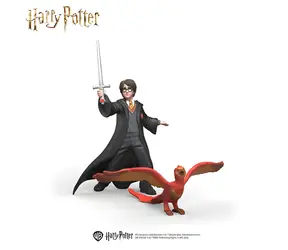 Schleich Figurka Harry Potter Harry a Fawkes s mečem