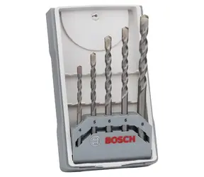 BOSCH CYL-3 Sada vrtáků do betonu / Sada vrtáků / 5 dílů / 4-8 mm / válcová stopka