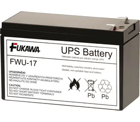 FIAMM FWU17 / Baterie pro UPS / náhrada za APC RBC17 / 12V / 9Ah / životnost 5 let