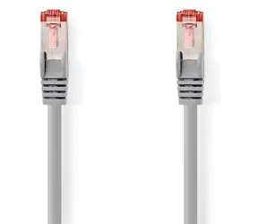 Nedis Síťový kabel CAT6 1,5 m šedá / RJ45 - RJ45 / S/FTP / Kulatý / LSZH