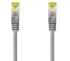 Nedis CAT7 šedá / Síťový kabel / S/FTP / RJ45-RJ45 / 20 m / Snagless / LSZH