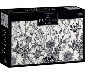 INTERDRUK Puzzle Flowers: Jarní kvítí / 1000 dílků / 67 x 48 cm