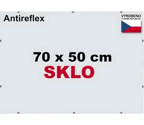 BFHM Rám na puzzle Euroclip 70x50 cm sklo antireflex / Klipový rám / Antireflexní sklo 2 mm