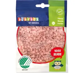 PLAYBOX Zažehlovací korálky broskvové, tělové / 1000 ks
