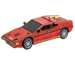 2KIDS TOYS 3D dřevěná skládačka Sportovní auto červené / 60 dílků / od 6 let
