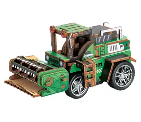 2KIDS TOYS 3D dřevěná skládačka Kombajn / Skládačka / 88 dílků / dřevo / od 6 let