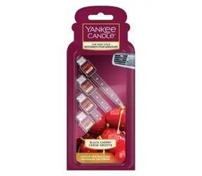 Yankee Candle Vent Sticks Black Cherry / Vůně do auta / do ventilace / 4 ks / 6 ml