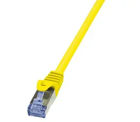 LogiLink CAT6a žlutá (CQ3047S) / Patch kabel / S/FTP / LSZH / 1,5 m