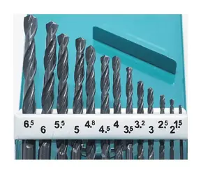 Makita D-54075 / Sada vrtáků do kovu / HSS-R / Průměr 1,5-6,5 mm / 13 ks