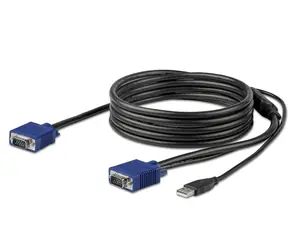 StarTech KVM konzolový kabel VGA + USB černá / Kabel / 3 m / max. rozlišení 1920 x 1200 px