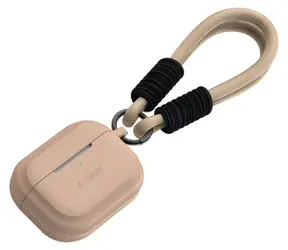 Tech-Protect Silicone Rope světle hnědá / Pouzdro / Apple AirPods Pro 1/2