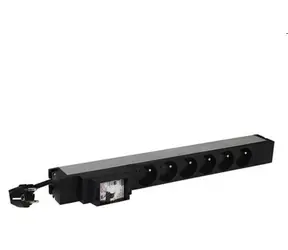 Legrand PDU 6x 230V s proudovou ochranou / Rozvodný panel / 1U / do racku