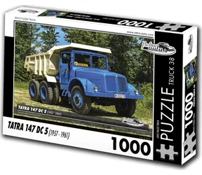 RETRO-AUTA Puzzle TRUCK č.38 Tatra 147 DC 5 (1957-1961) / 1000 dílků / 66 × 47 cm