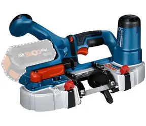 Bosch GCB 18V-63 / Aku pásová pila / 18V / hloubka řezu 63,5 mm / bez baterie a nabíječky