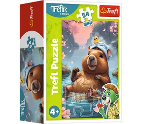 TREFL Puzzle Treflíci: Bobr / 54 dílků / 20 x 13 cm