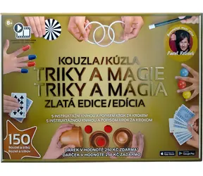 SPARKYS Škola kouzel Zlatá edice / Kouzelnická sada / 150 kouzel a triků