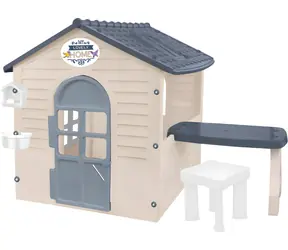 MOCHTOYS Dětský zahradní domeček s piknikovým stolem a židličkou / od 1 roku / 175 × 120 × 120,5 cm