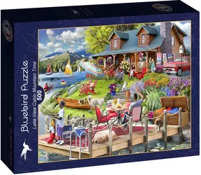 BLUEBIRD Puzzle Odpočinek u jezera / 500 dílků / od 12 let