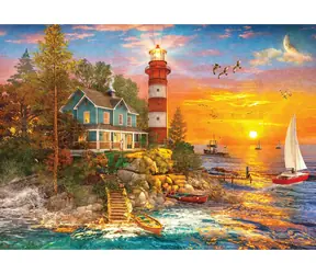 GIBSONS Puzzle Maják na ostrově / 500 dílků