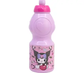 STOR Láhev na pití Kuromi 400 ml / Plast / Bez BPA