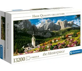 CLEMENTONI Puzzle Sellagruppe, Italské Dolomity / 13200 dílků / 292,5 x 135 cm