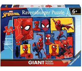 RAVENSBURGER Podlahové puzzle Spiderman / 125 dílků / 70 x 50 cm